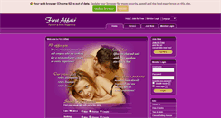 Desktop Screenshot of firstaffair.com